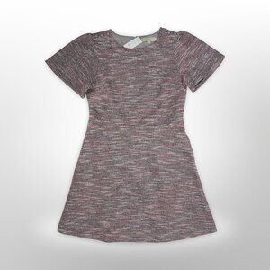 Loft Women's Multi-Color Cold Shoulder Midi Dress - Size 8